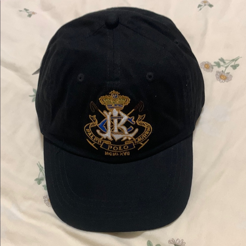 Ralph Lauren Black Polo Cap
